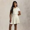 Polo Ralph Lauren Mini-cable Cotton Cardigan & Skirt Set In Nevis Multi