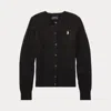 Polo Ralph Lauren Big Girls Cable-knit Cotton Cardigan In Polo Black