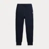 Polo Ralph Lauren Mini-cable Cotton Jogger Pant In Hunter Navy/nevis