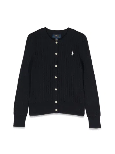 POLO RALPH LAUREN GIRL BRAIDED CARDIGAN