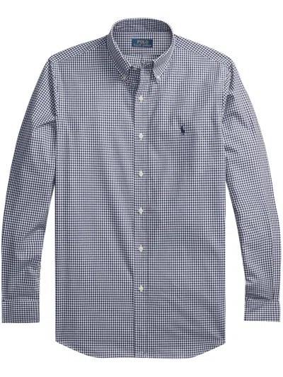 POLO RALPH LAUREN MINI CHECK.PATTERN COTTON SHIRT