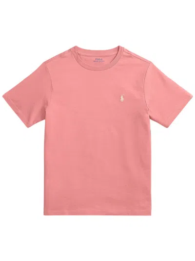 Polo Ralph Lauren Mini Classic Short Sleeve T-shirt In Pink