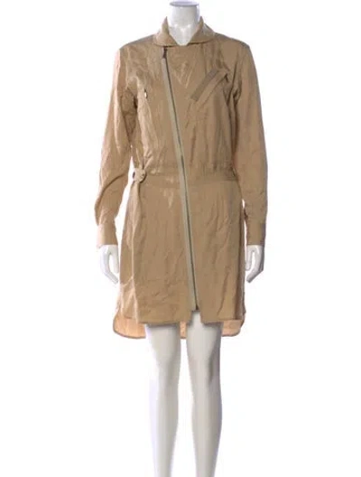 Pre-owned Polo Ralph Lauren Mini Dress In Neutral