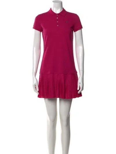 Pre-owned Polo Ralph Lauren Mini Dress W/ Tags In Pink