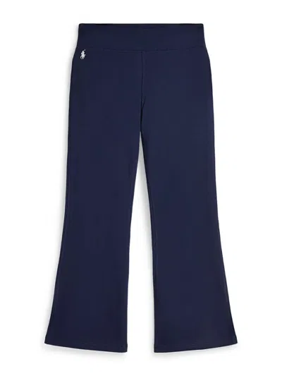 Polo Ralph Lauren Mini Flare Legging Pants For Kids In Blue