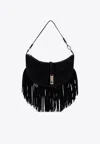 Polo Ralph Lauren Mini Id Fringe Suede Shoulder Bag