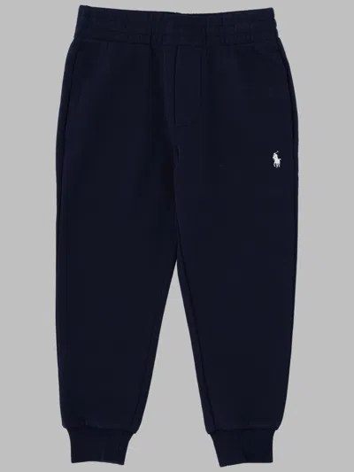 Polo Ralph Lauren Mini Knit Jogger Pants For Boys In Blue