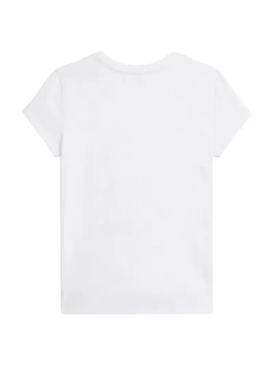Polo Ralph Lauren Mini Knit T-shirt For Kids In White