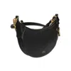 Polo Ralph Lauren Mini Leather Saddlebag With Chain Handle In Multi