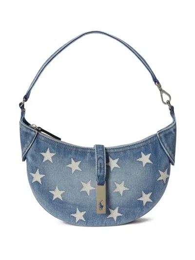 Polo Ralph Lauren Mini Polo Id Star Shoulder Bag In Blue