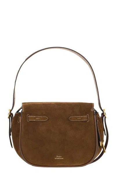 Polo Ralph Lauren Mini Polo Id Suede Satchel