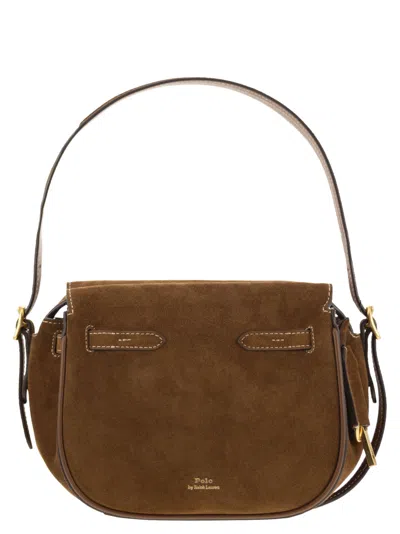 Polo Ralph Lauren Mini Polo Id Suede Satchel