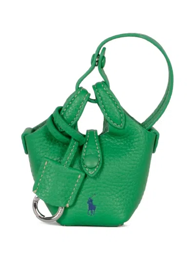 Polo Ralph Lauren Mini Polo Play Bag Charm In Gray