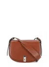 Polo Ralph Lauren Mini Saddle Shoulder Bag In Brown