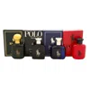 Polo Ralph Lauren Mini Set / Ralph Lauren 4 Pc. Mini Set Value In Black,blue,red