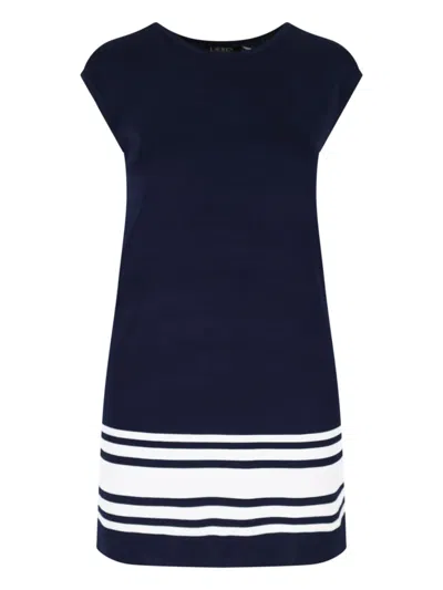 Polo Ralph Lauren Mini Sheath Dress In Blue