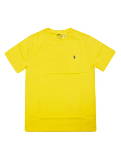 Polo Ralph Lauren Mini Short Sleeve Classic T-shirt In Giallo