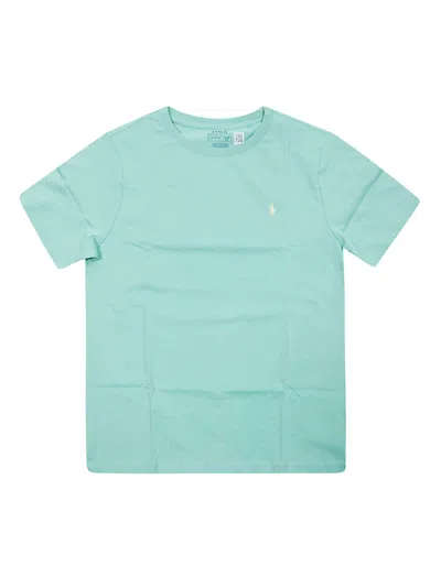 Polo Ralph Lauren Mini Short Sleeve Essential T-shirt In Azzurro
