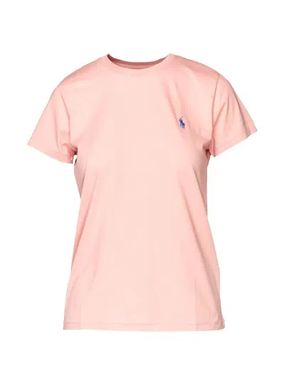 Polo Ralph Lauren Mini Short Sleeve T-shirt For Women In Rosa