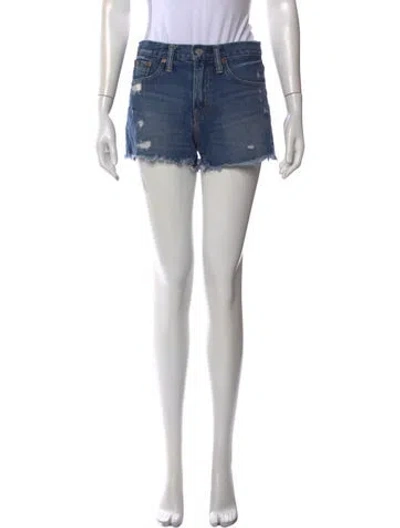 Pre-owned Polo Ralph Lauren Mini Shorts In Blue