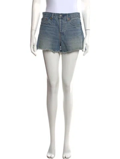 Pre-owned Polo Ralph Lauren Mini Shorts In Blue
