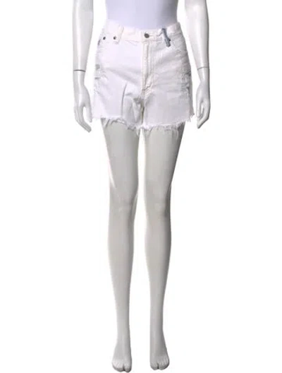 Pre-owned Polo Ralph Lauren Mini Shorts In Neutrals
