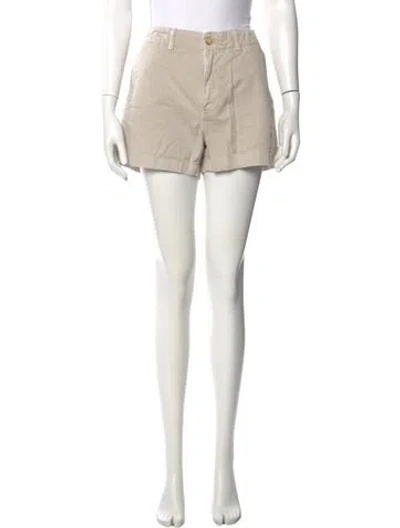 Pre-owned Polo Ralph Lauren Mini Shorts In Neutrals
