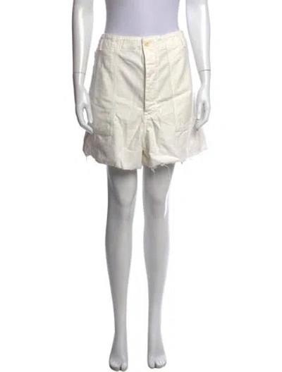 Pre-owned Polo Ralph Lauren Mini Shorts In Neutrals