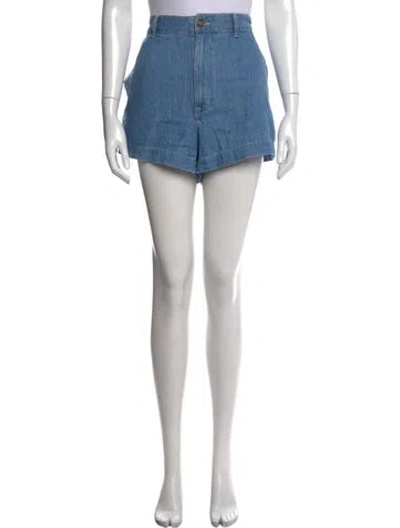 Pre-owned Polo Ralph Lauren Mini Shorts W/ Tags In Blue