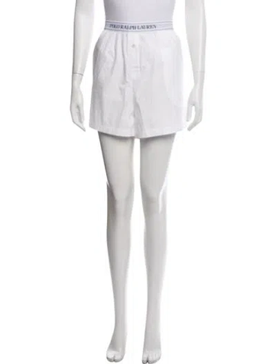 Pre-owned Polo Ralph Lauren Mini Shorts W/ Tags In Neutrals
