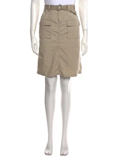 Pre-owned Polo Ralph Lauren Mini Skirt In Neutral