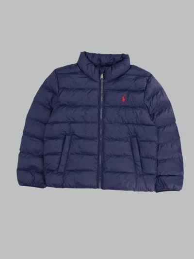 Polo Ralph Lauren Mini Woven Bomber Jacket For Boys In Blue
