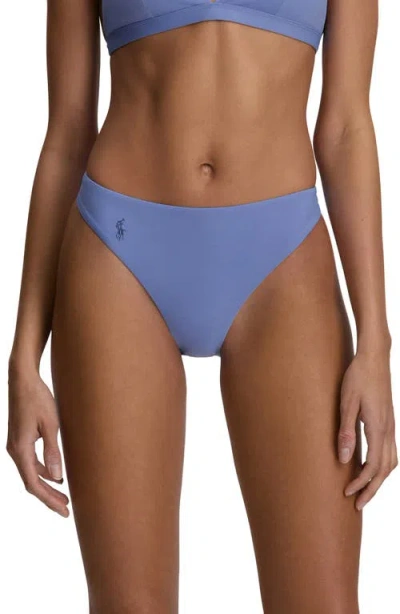 Polo Ralph Lauren Minimalist Bikini Bottoms In Blue