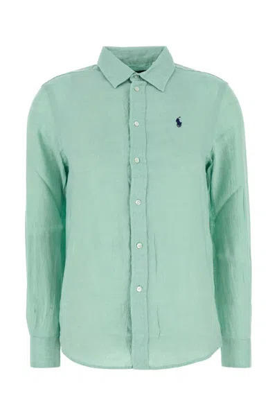 Polo Ralph Lauren Mint Green Linen Shirt