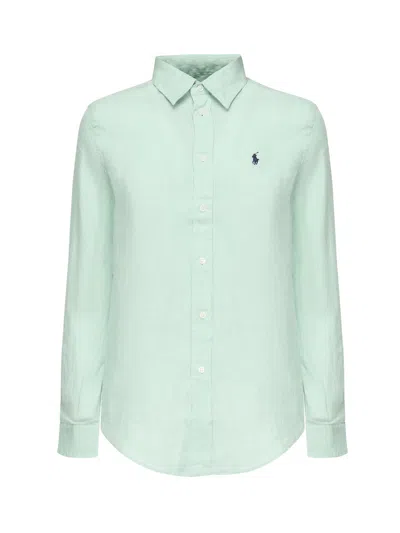 Polo Ralph Lauren Mint Green Linen Shirt