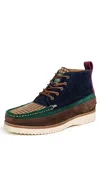 Polo Ralph Lauren Mixed Ranger Work Boots Tweed Colorblock In Multi