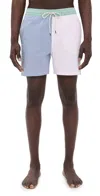 Polo Ralph Lauren Straight-leg Mid-length Logo-embroidered Striped Cotton-blend Seersucker Swim Shorts In Multi