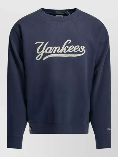 Polo Ralph Lauren Mlb Limited Edition Crew Neck Sweatshirt In Blue