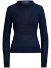 Polo Ralph Lauren Mock Neck Jumper In Blue