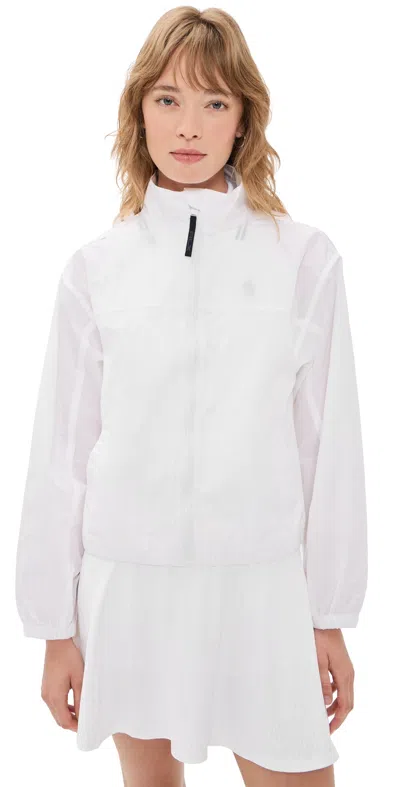 Polo Ralph Lauren Mock Neck Windbreaker Ceramic White