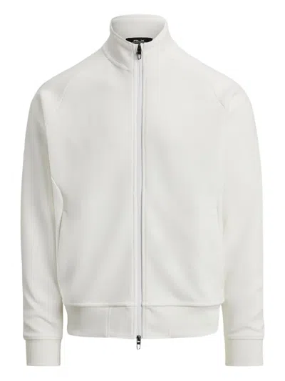 Polo Ralph Lauren Mock-neck Zip-front Cardigan In White
