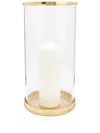 Polo Ralph Lauren Modern Hurricane Candle Holder In Gold