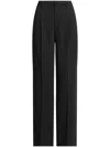 Polo Ralph Lauren Modern Pleat-detail Tailored Trousers In Black