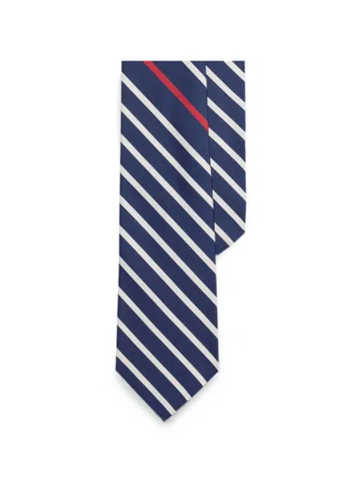 Polo Ralph Lauren Mogador Striped Tie In Blue