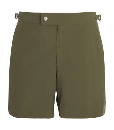 Polo Ralph Lauren Monaco Swim Shorts In Green