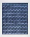Polo Ralph Lauren Monroe Chevron Hand Knotted Rug In Saphire