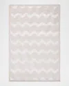 Polo Ralph Lauren Monroe Chevron Hand Knotted Rug In Sterling