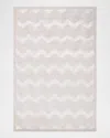 Polo Ralph Lauren Monroe Chevron Hand Knotted Rug In Sterling