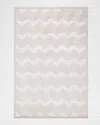 Polo Ralph Lauren Monroe Chevron Hand Knotted Rug In Sterling