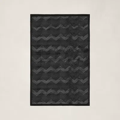Polo Ralph Lauren Monroe Chevron Rug In Onyx
